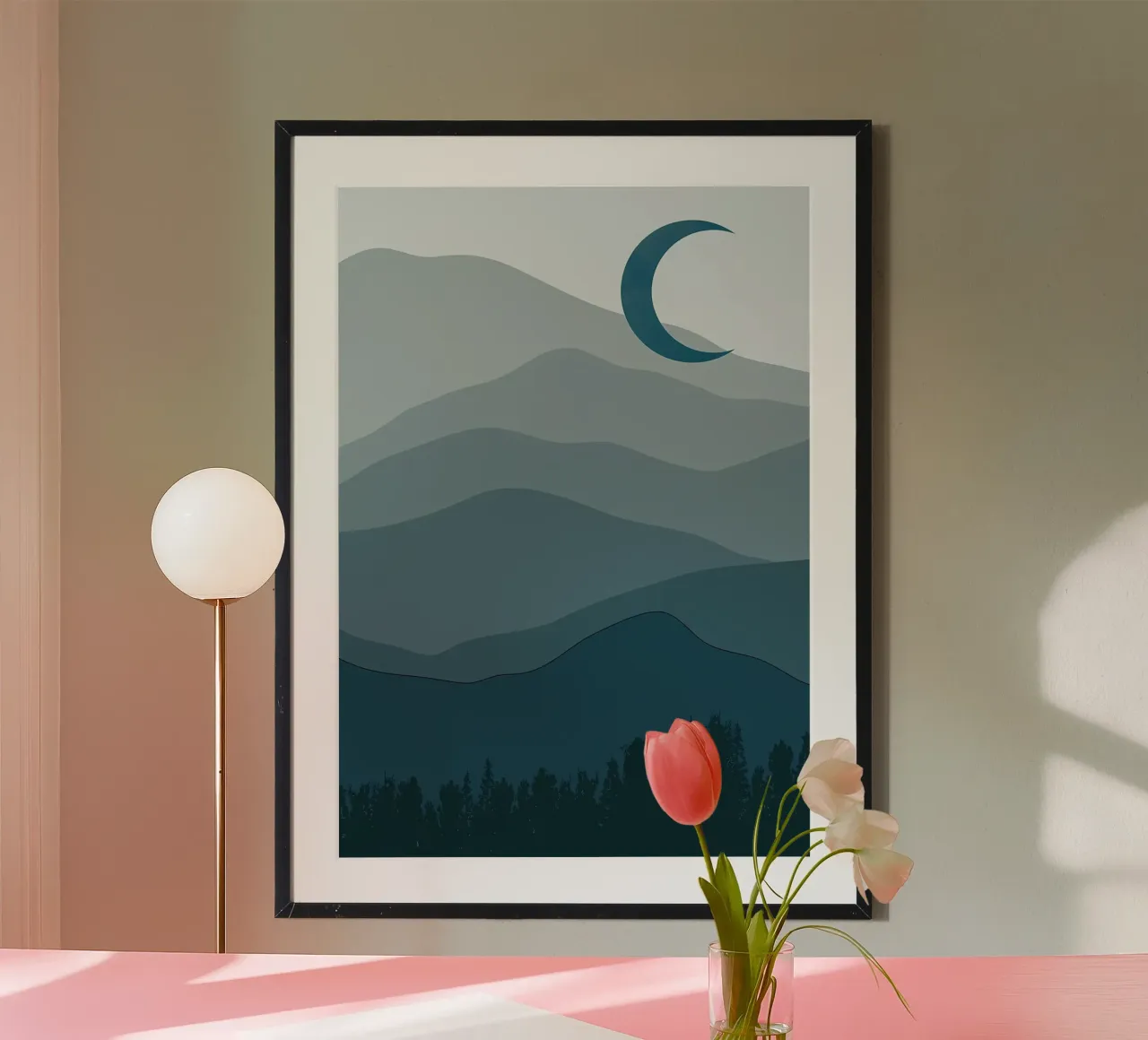 Arte murale astratta della natura poster da Bartosz Powalka