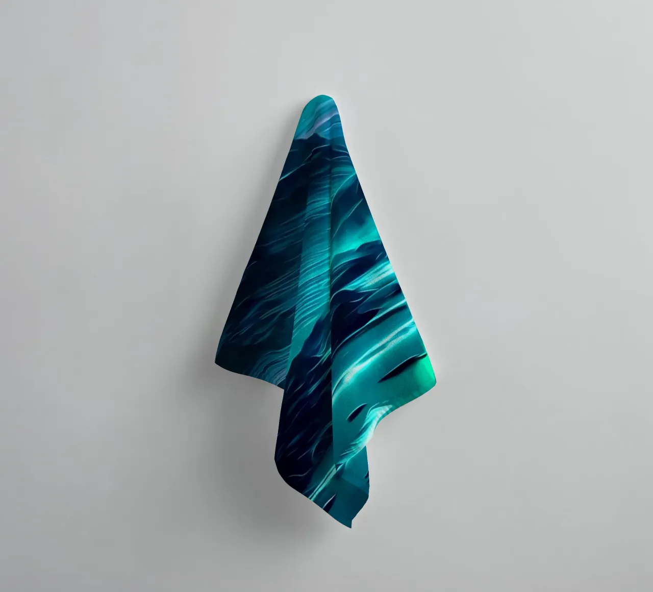 Paisaje Aurora toalla de baño de Matthew Katz