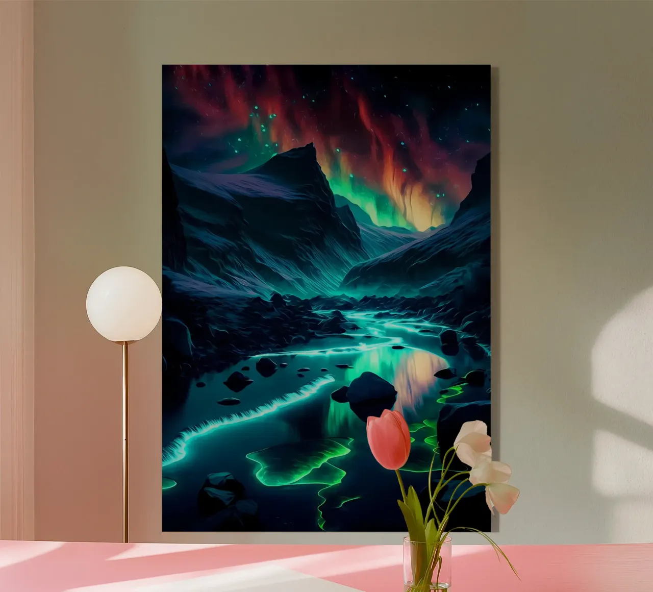 Paisaje Aurora metacrilato de Matthew Katz