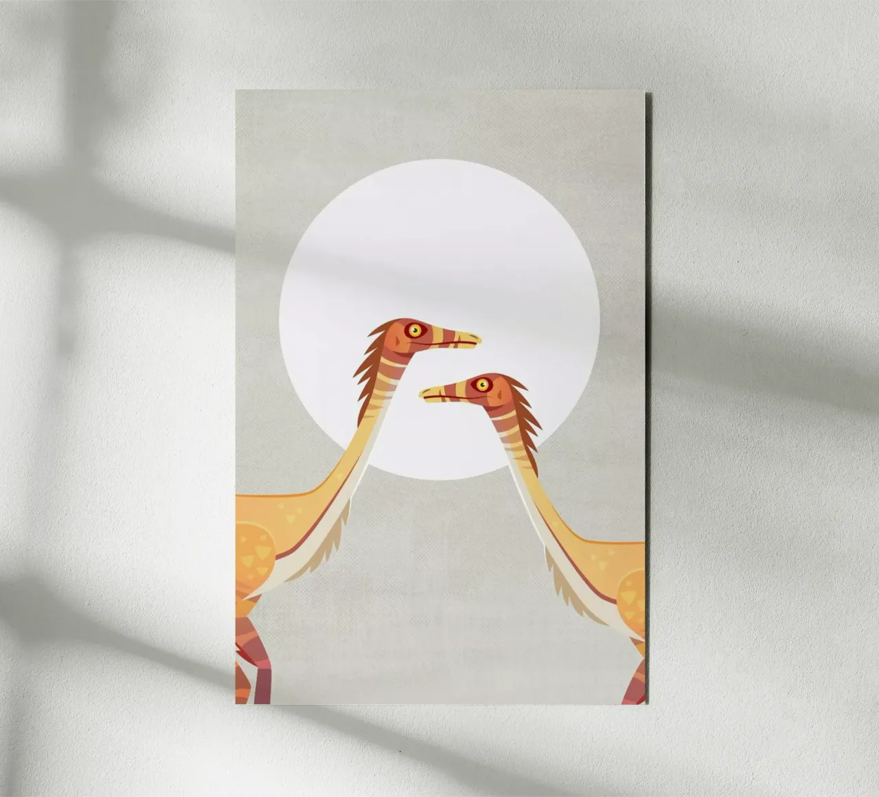 Raptor Pals alluminio dibond da Little Flourishes