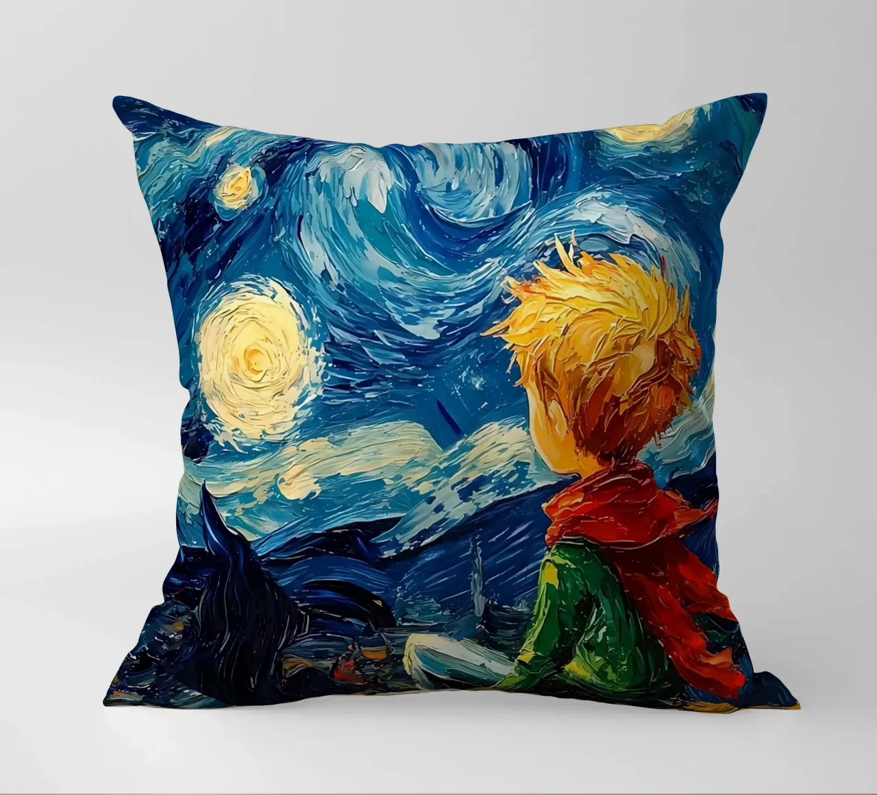 Il Piccolo Principe Notte stellata cuscino da Adrian Patel
