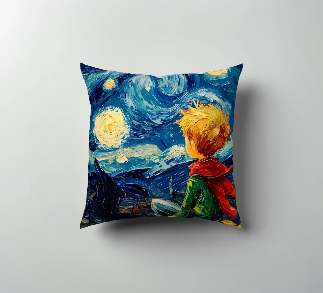 Il Piccolo Principe Notte stellata cuscino da Adrian Patel