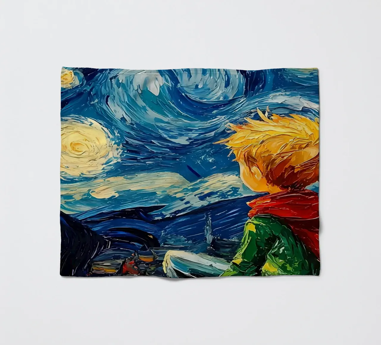 Il Piccolo Principe Notte stellata coperta in pile da Adrian Patel