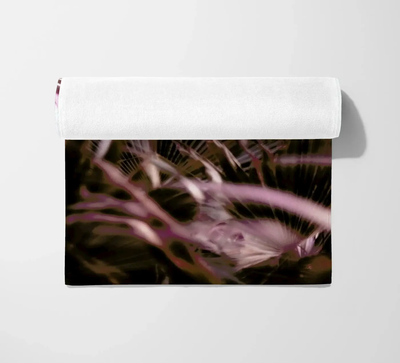 Moving Palms beach towel by Chris Abatzis