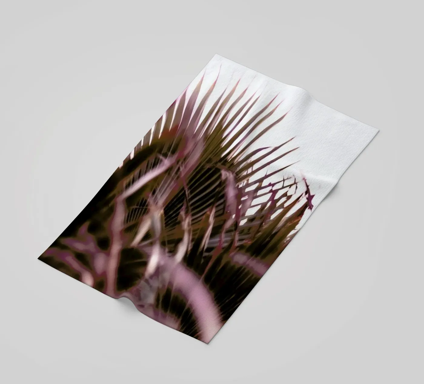 Moving Palms beach towel by Chris Abatzis