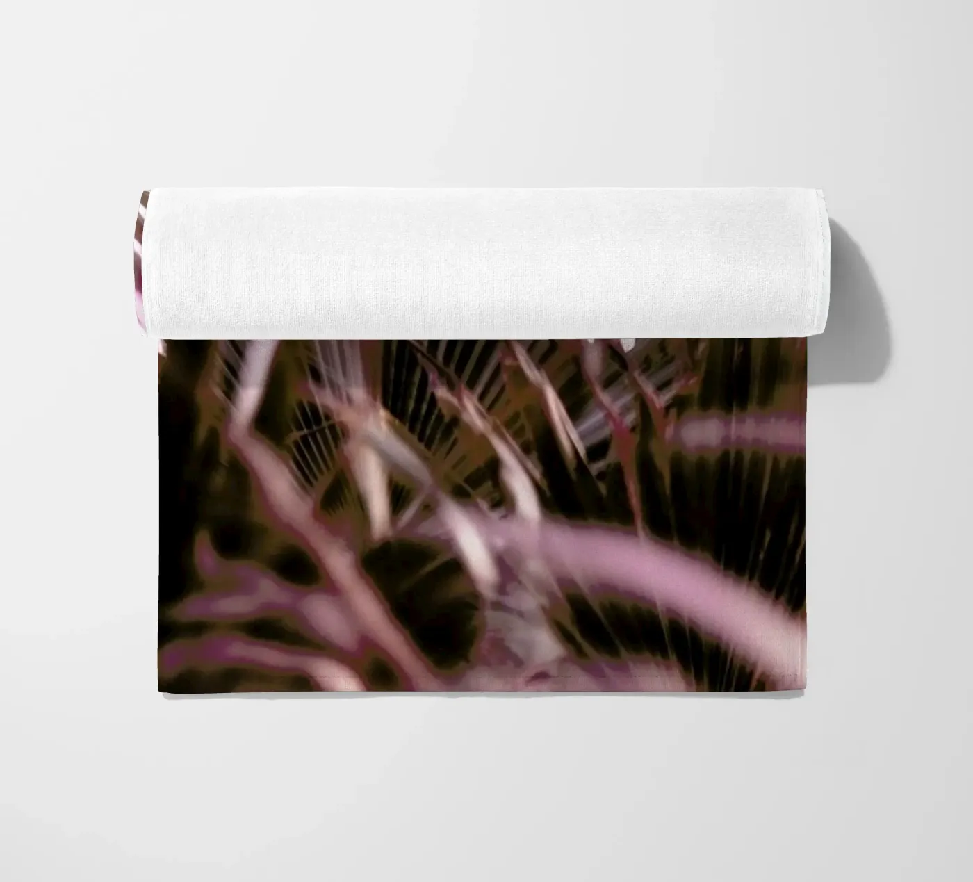 Moving Palms beach towel by Chris Abatzis