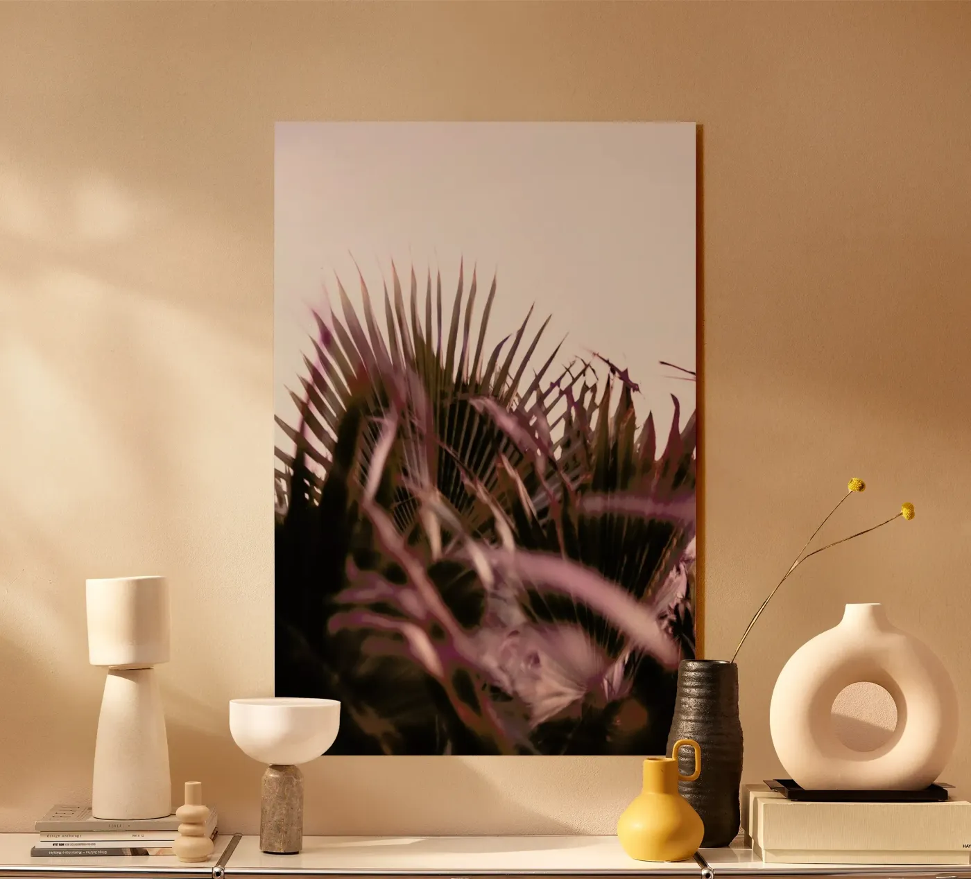Moving Palms acryl van Chris Abatzis