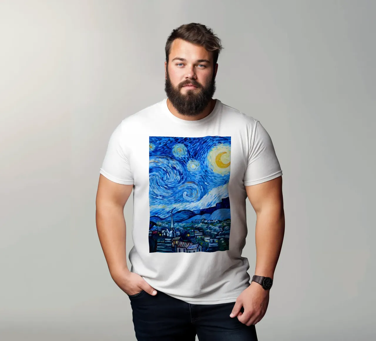 Starry Night t-shirt by Adrian Patel