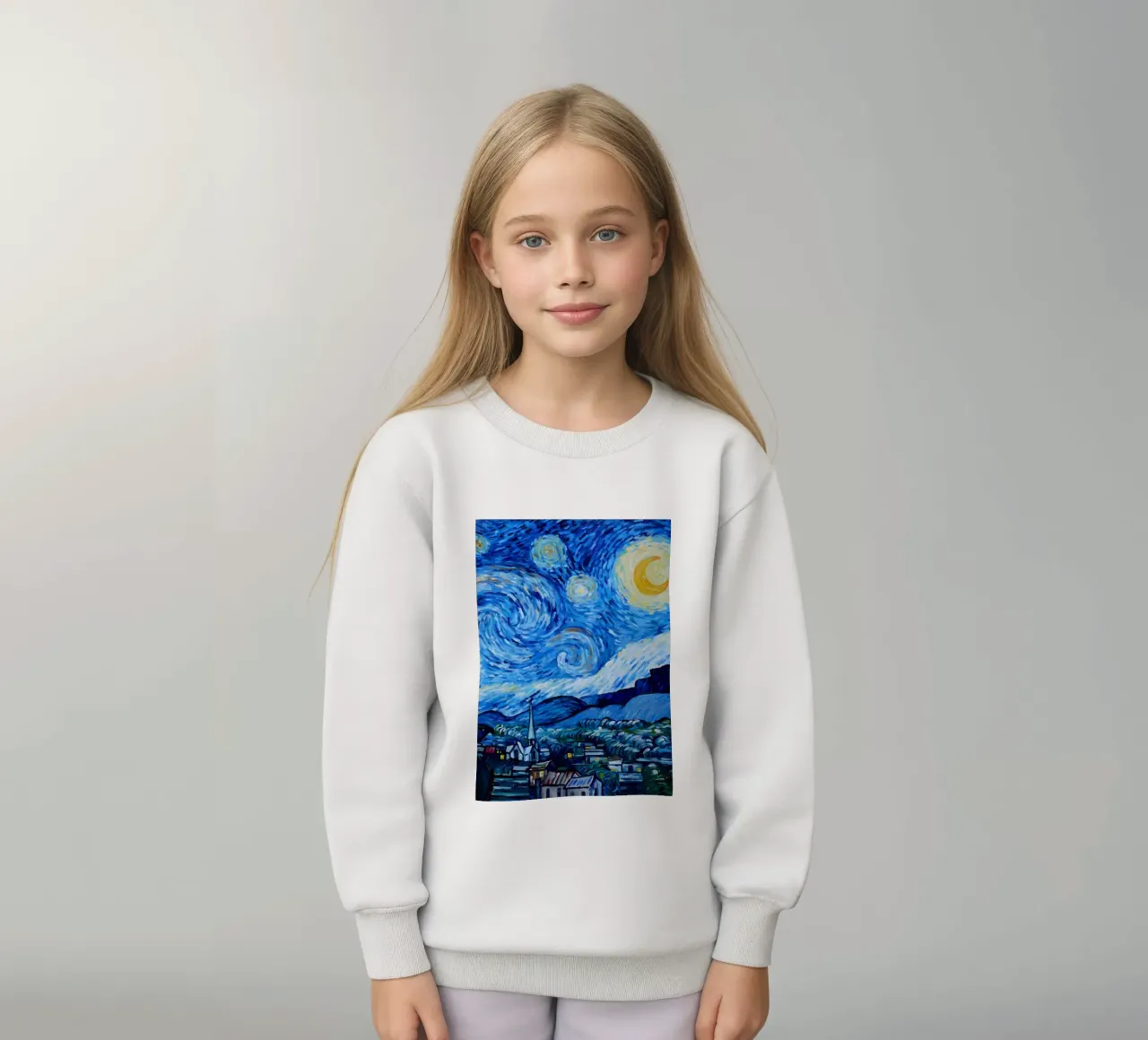 Notte stellata felpa bambino da Adrian Patel