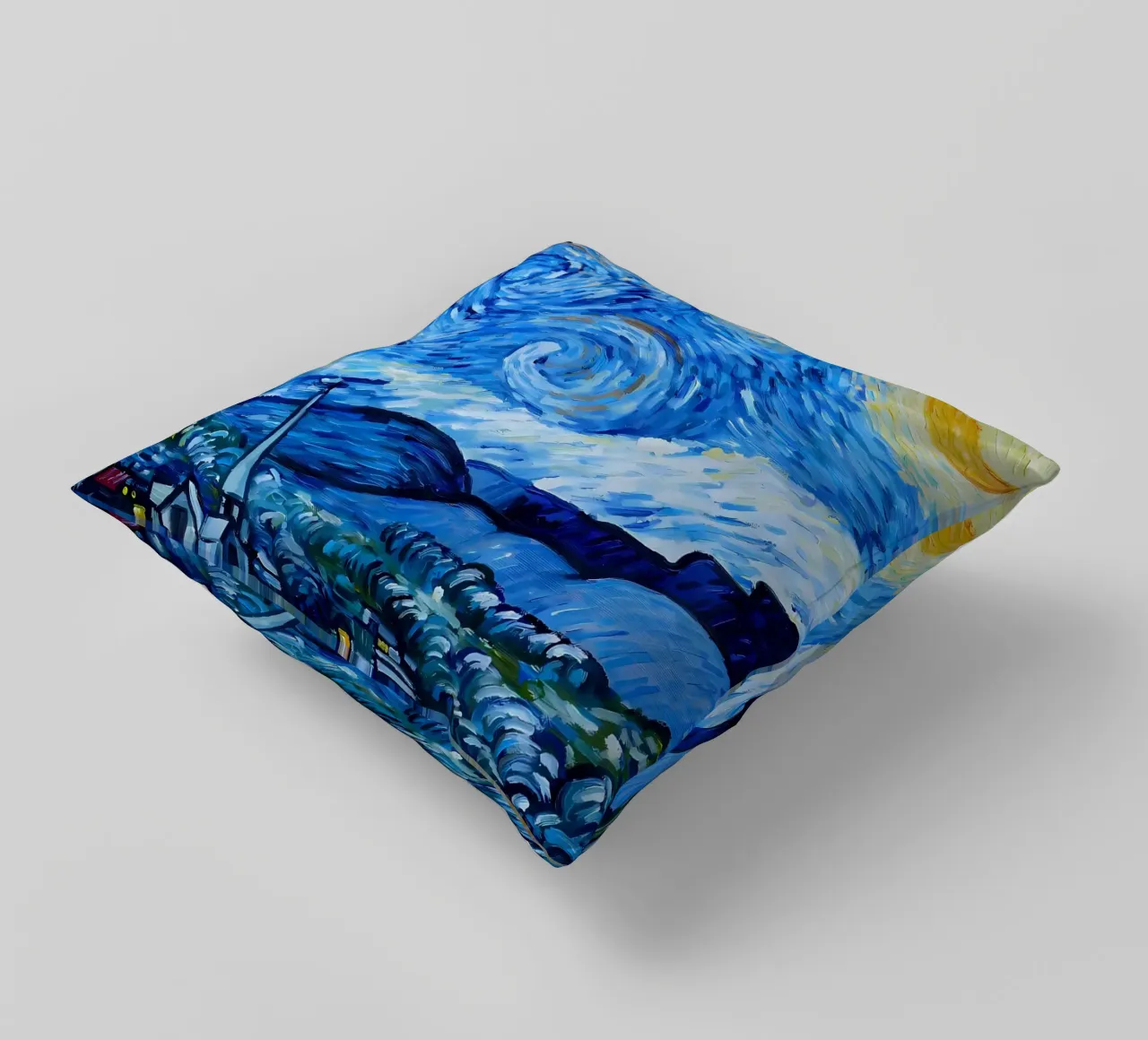 Starry Night decorative cushion by Adrian Patel