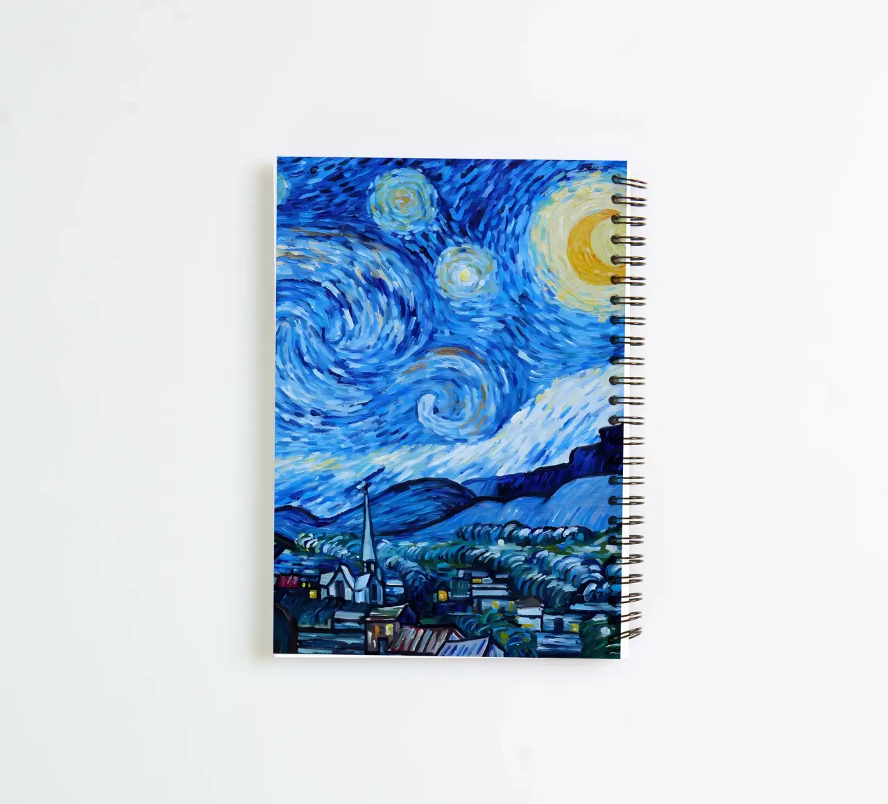Starry Night spiral notebook by Adrian Patel