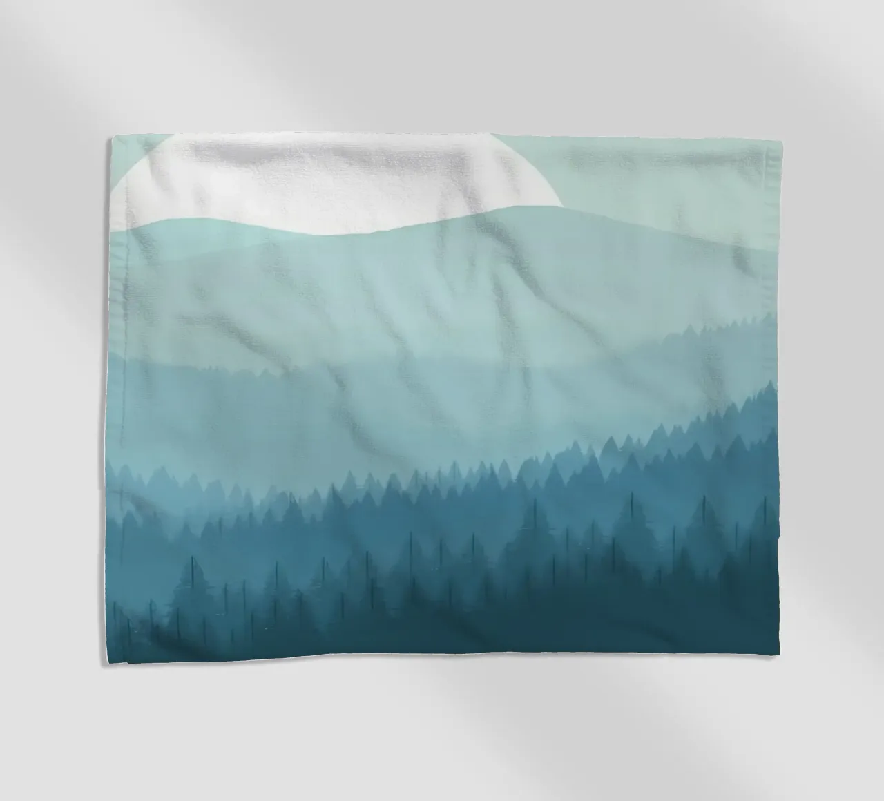 MOUNTAIN LANDSCAPE beach towel by Bartosz Powalka