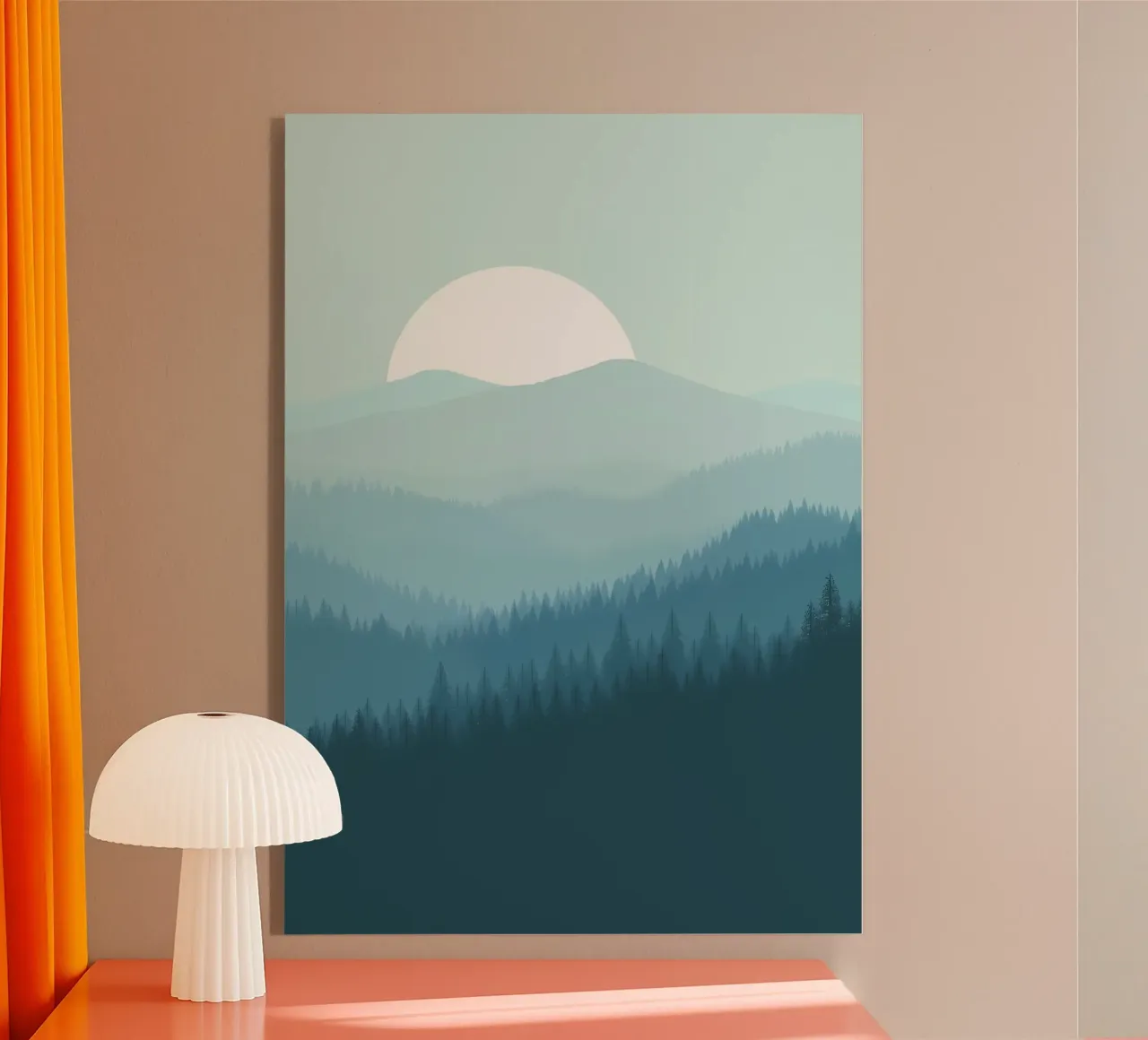 MOUNTAIN LANDSCAPE acrylic glass by Bartosz Powalka