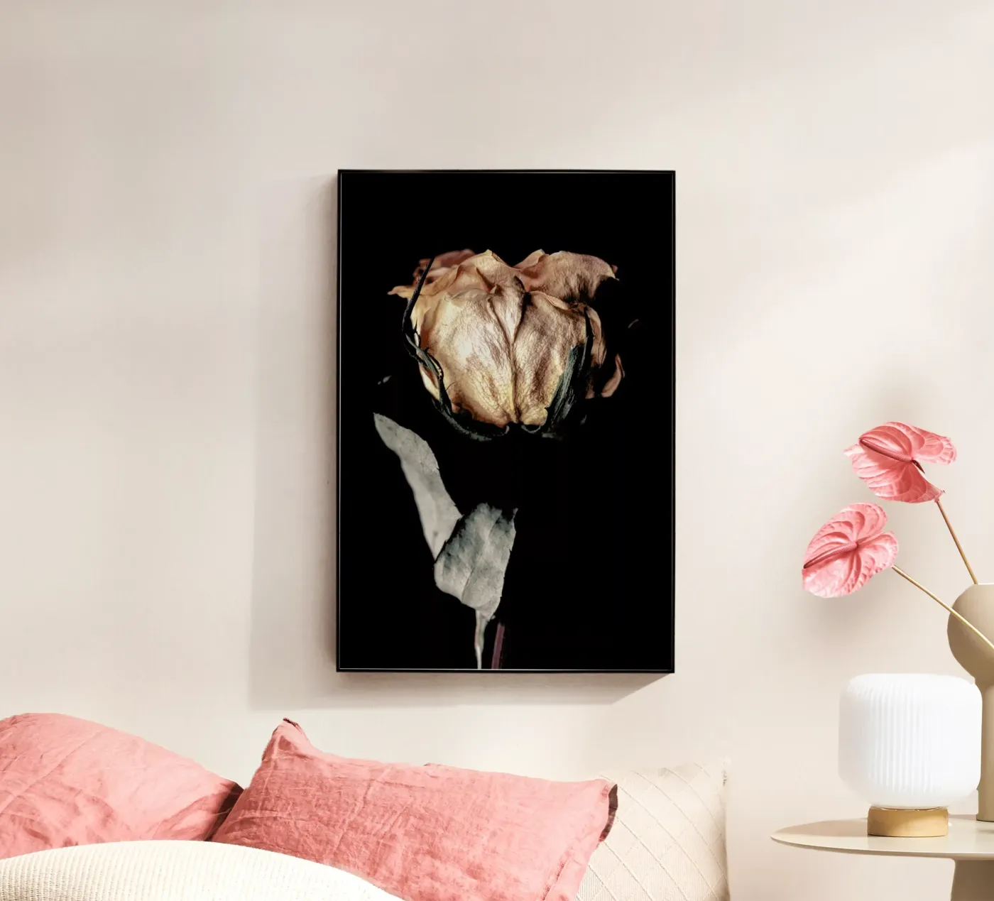 Aged Rose plexiglas de Flora & Fauna