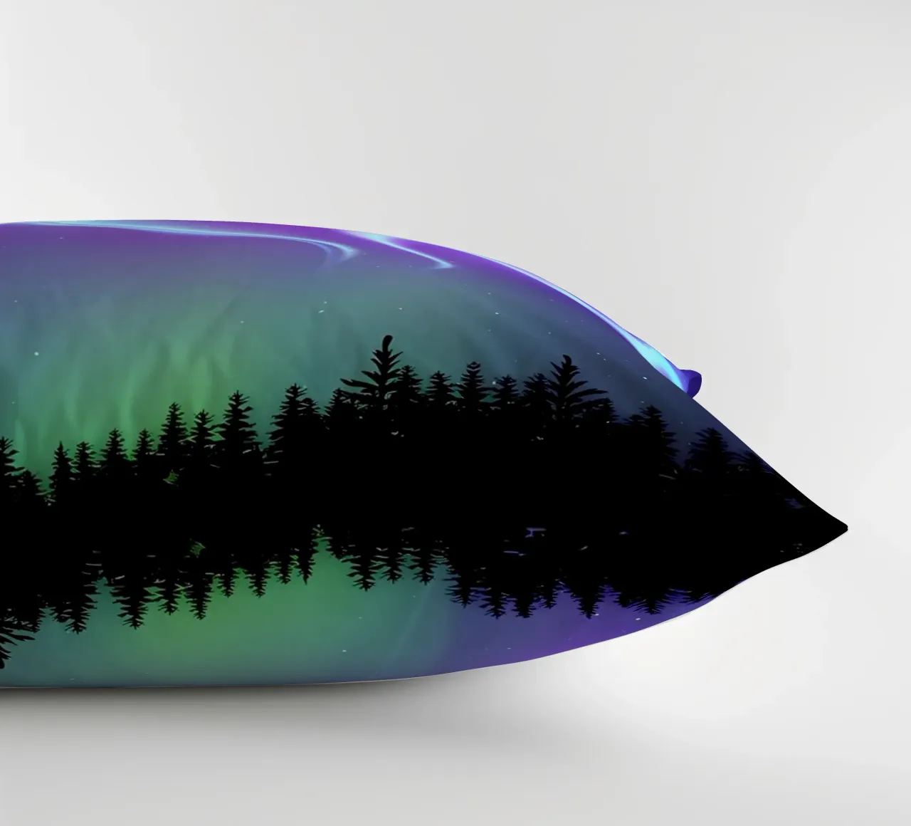 Aurora Synthwave arte spaziale cuscino da Matthew Katz