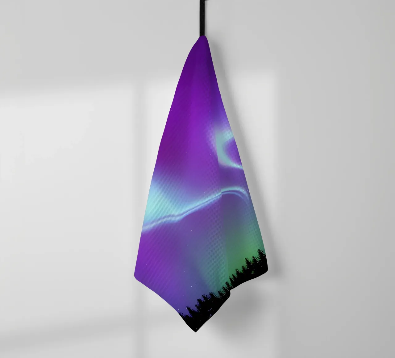 Aurora Synthwave space art torchon de Matthew Katz