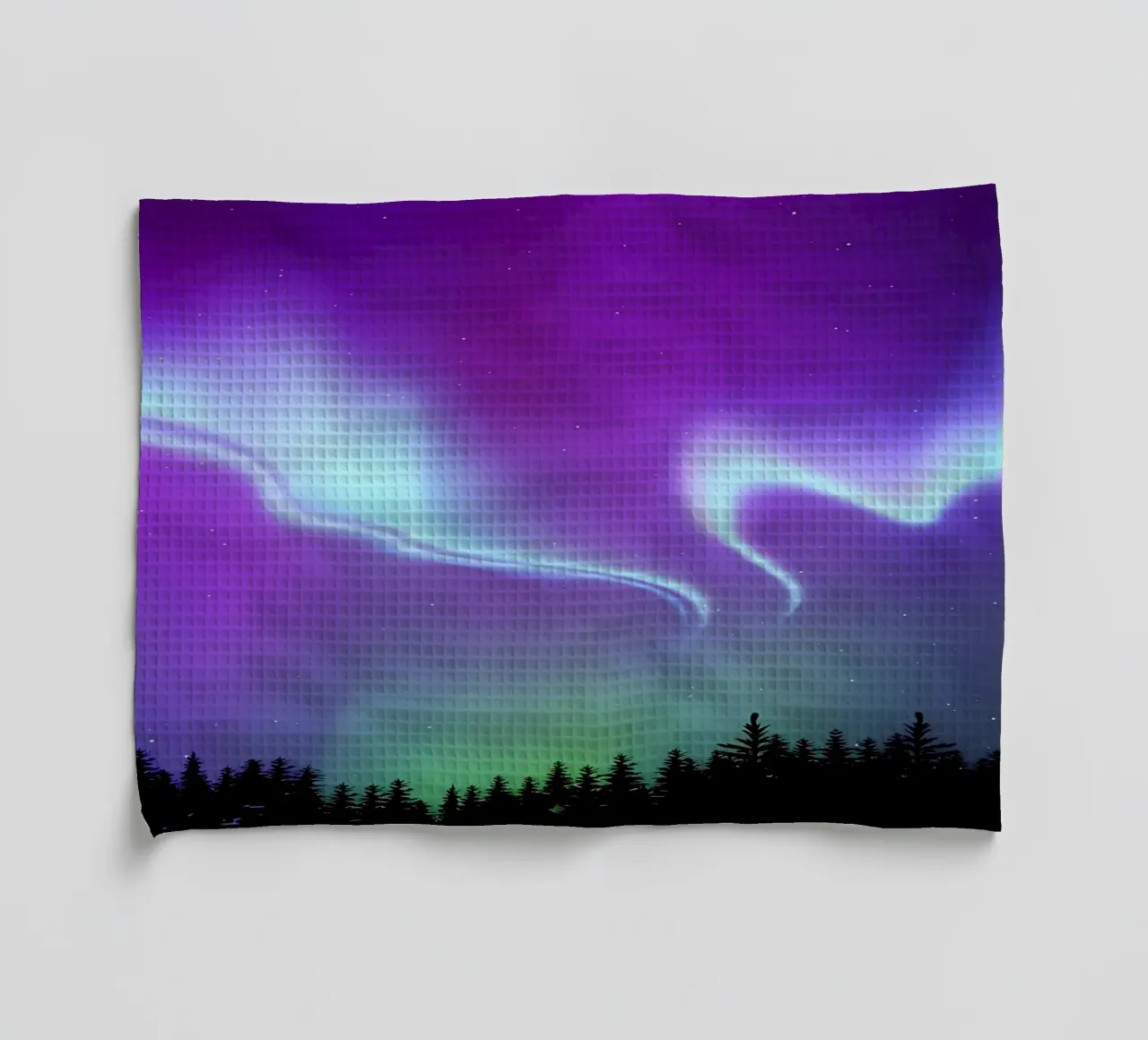 Aurora Synthwave space art torchon de Matthew Katz