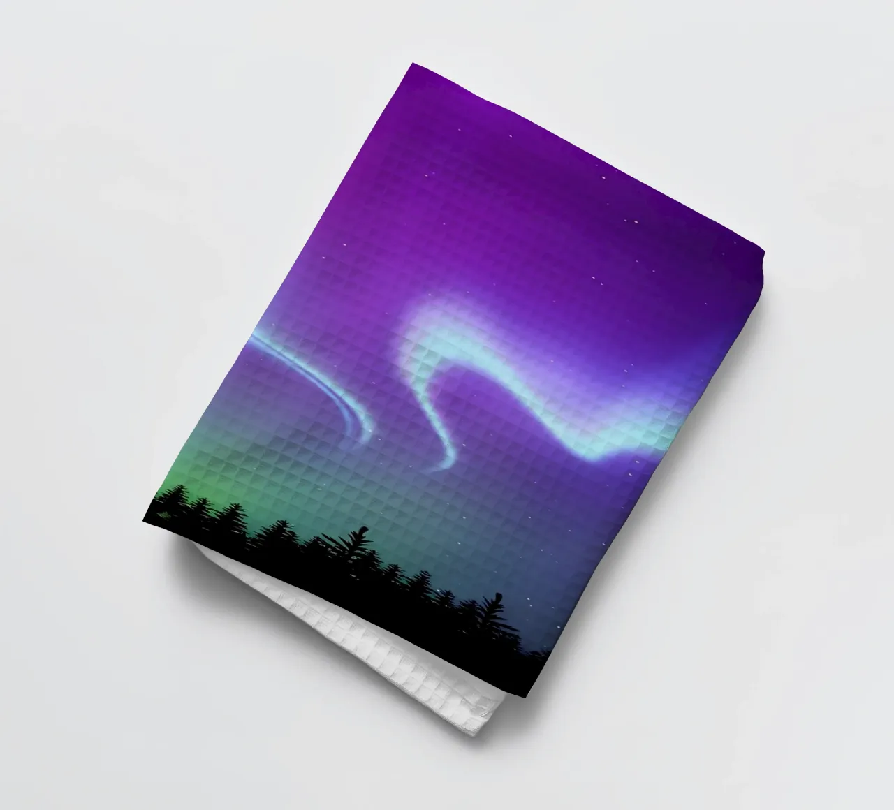 Aurora Synthwave space art torchon de Matthew Katz