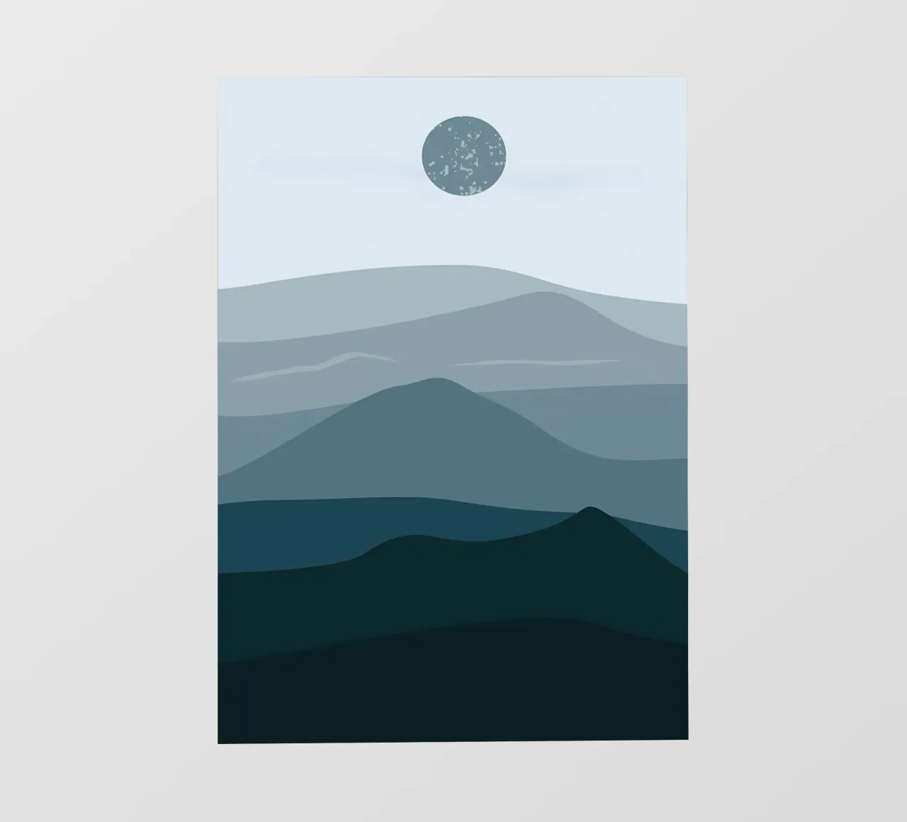 Mountain landscape art photo wallpaper by Bartosz Powalka
