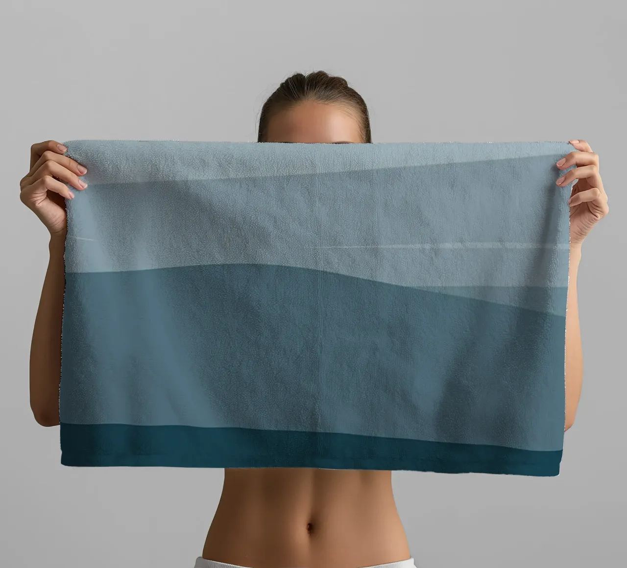 Mountain landscape art towel by Bartosz Powalka