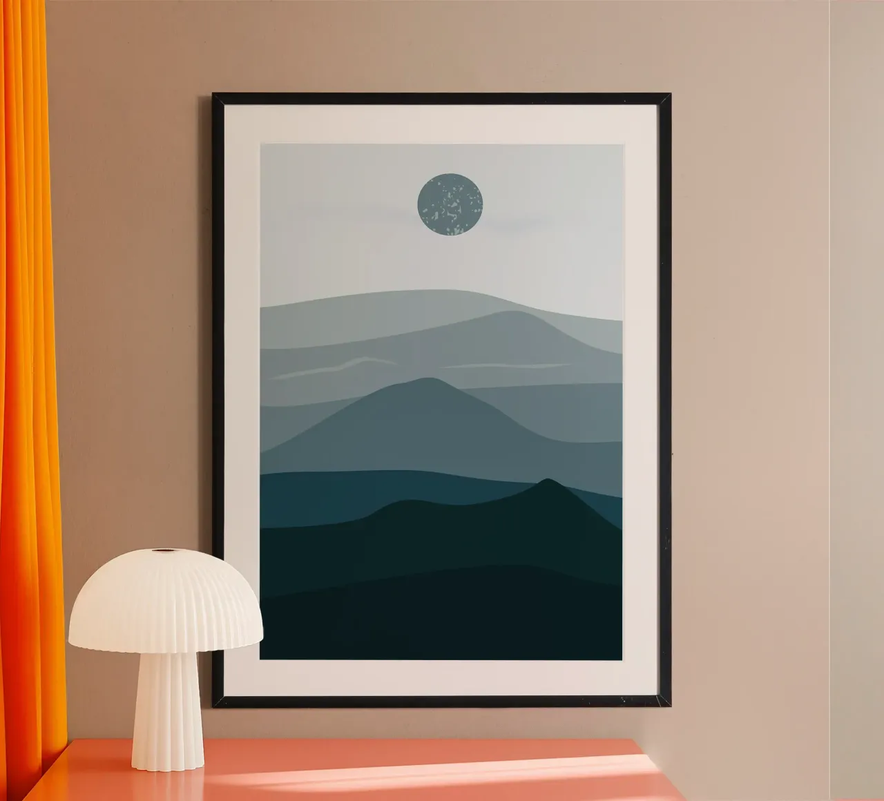 Paesaggio di montagna carta hahnemühle da Bartosz Powalka