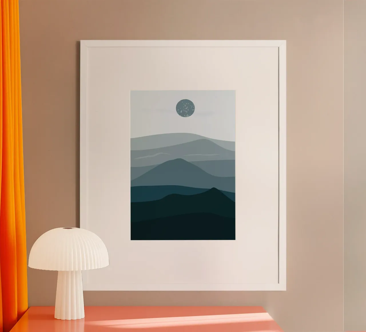 Paesaggio di montagna carta hahnemühle da Bartosz Powalka