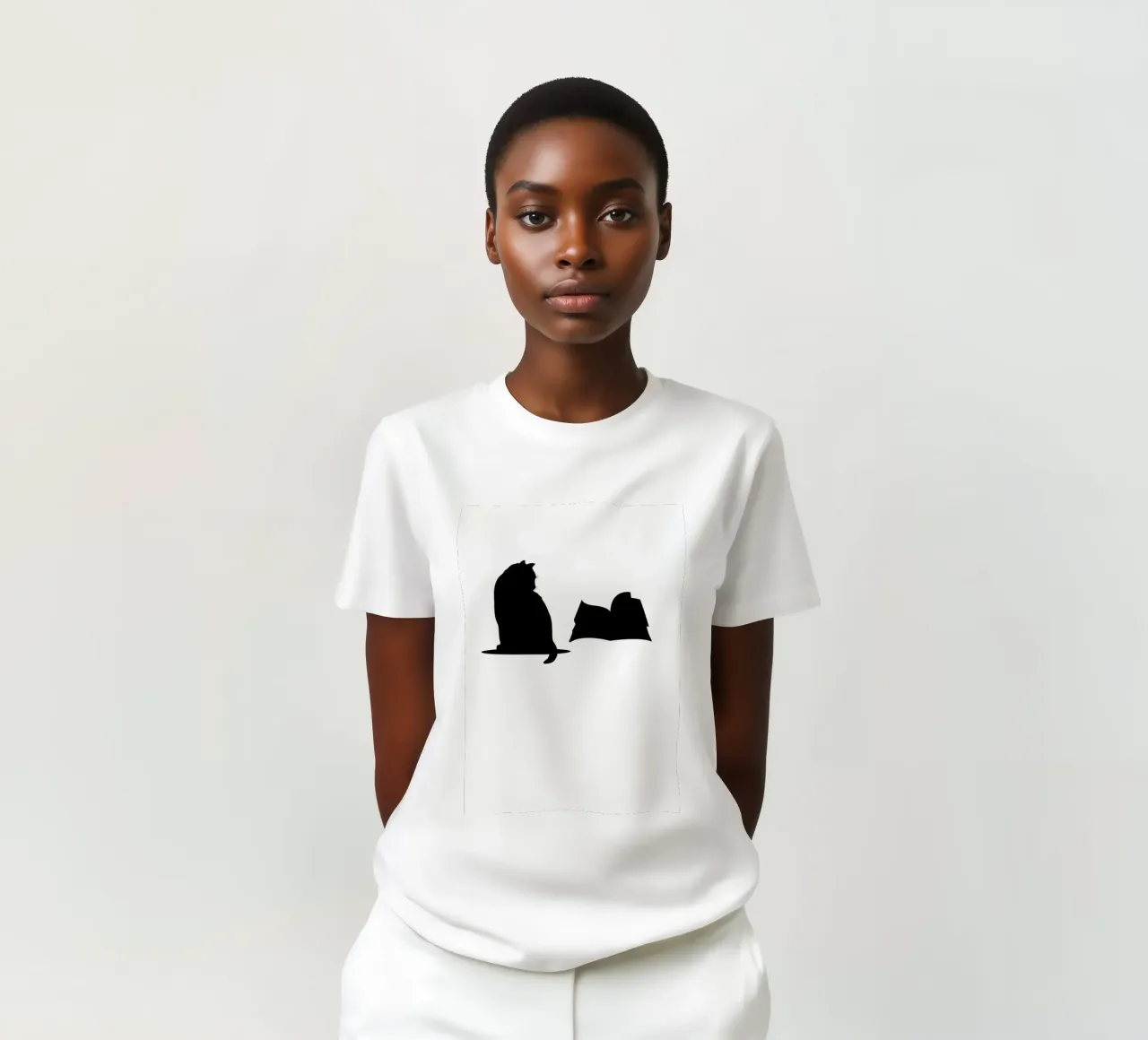 Libri sui gatti bianchi e neri t-shirt da Aiden Garcia