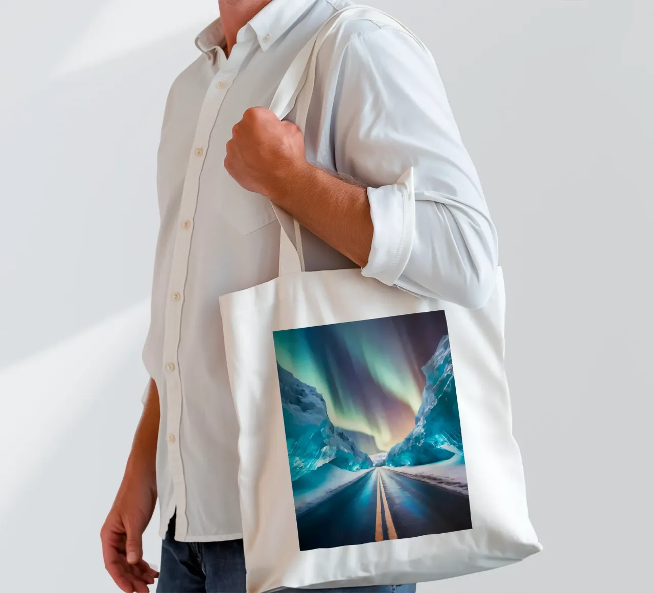 route des glaciers tote bag de Matthew Katz