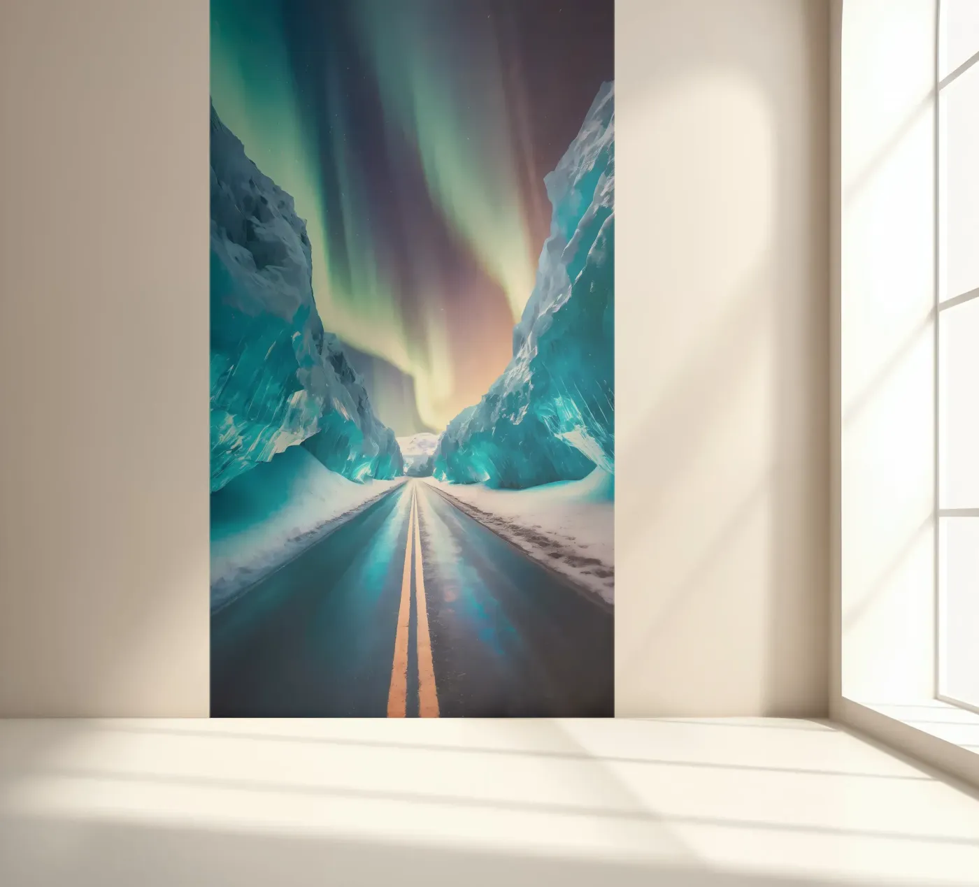 gletsjerweg fotobehang van Matthew Katz