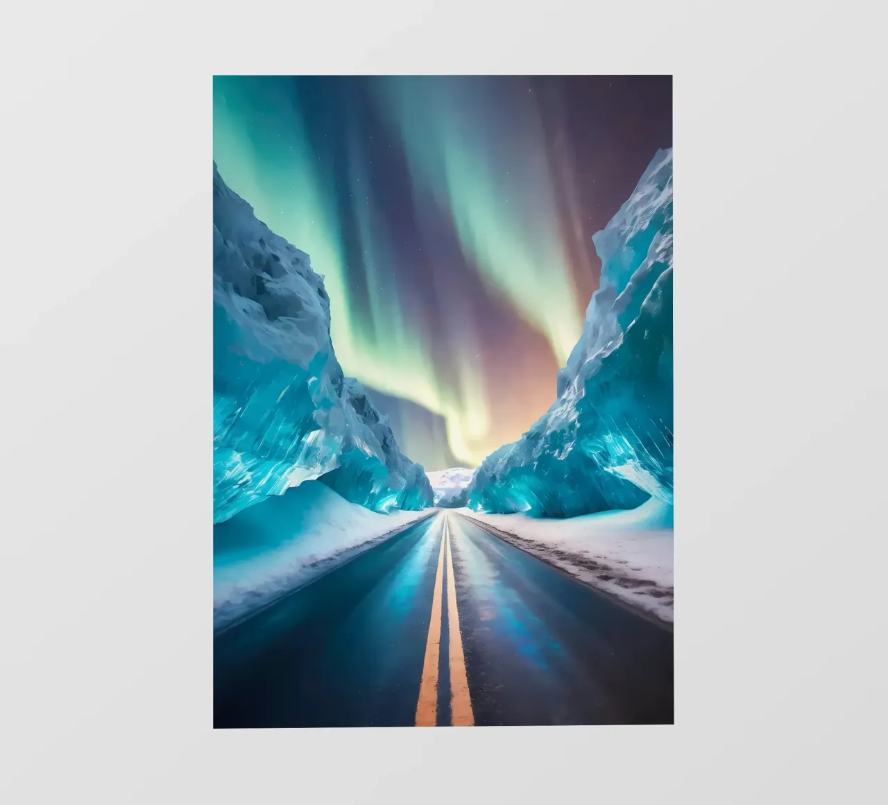 route des glaciers papier peint photo de Matthew Katz