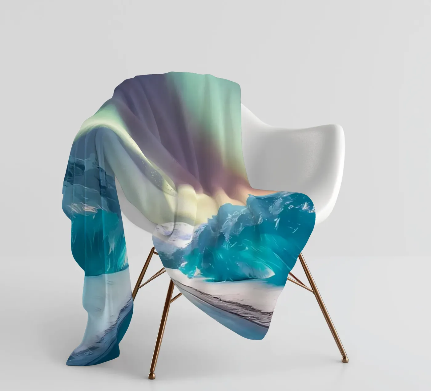 gletsjerweg fleecedeken van Matthew Katz