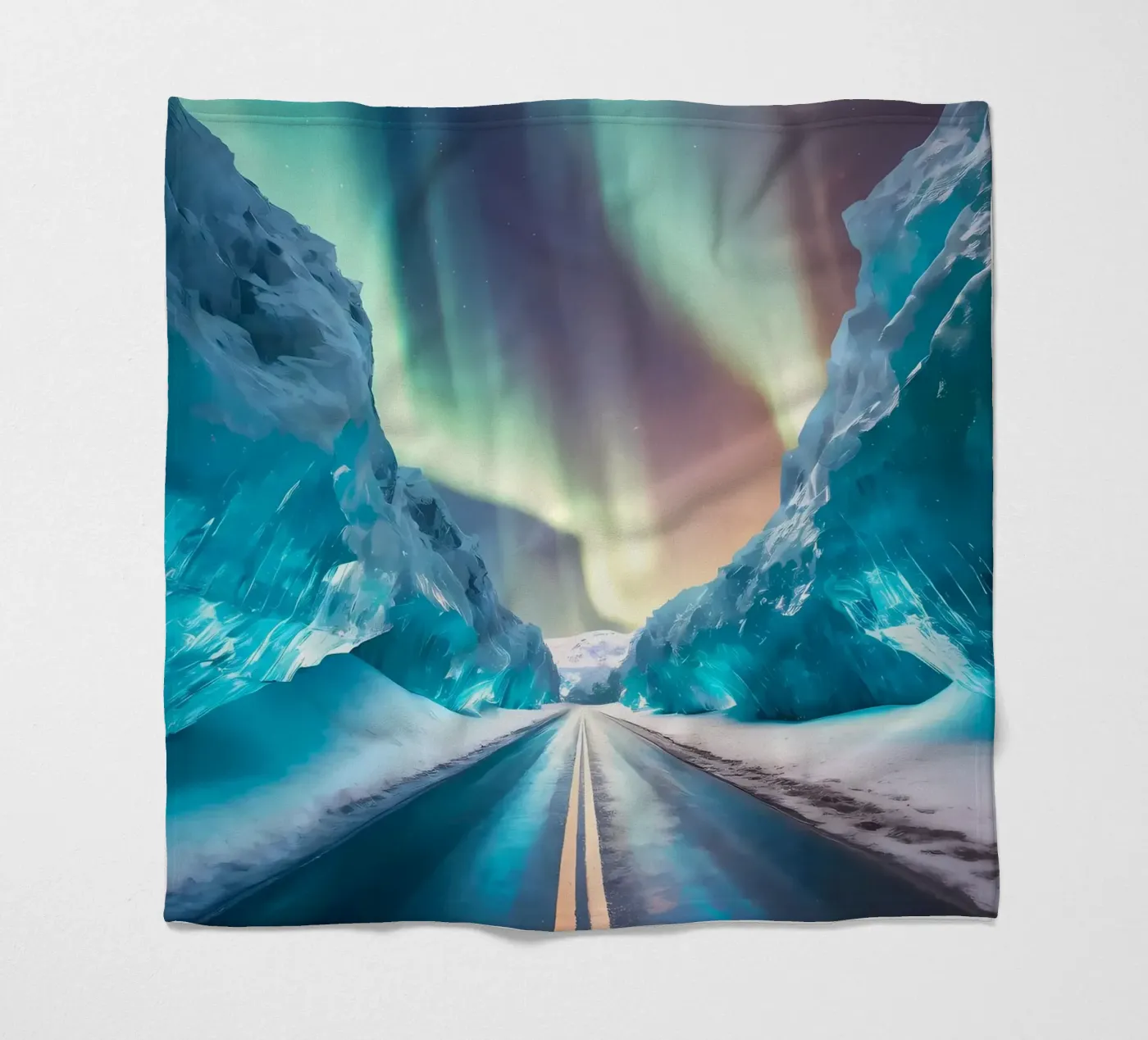 gletsjerweg fleecedeken van Matthew Katz