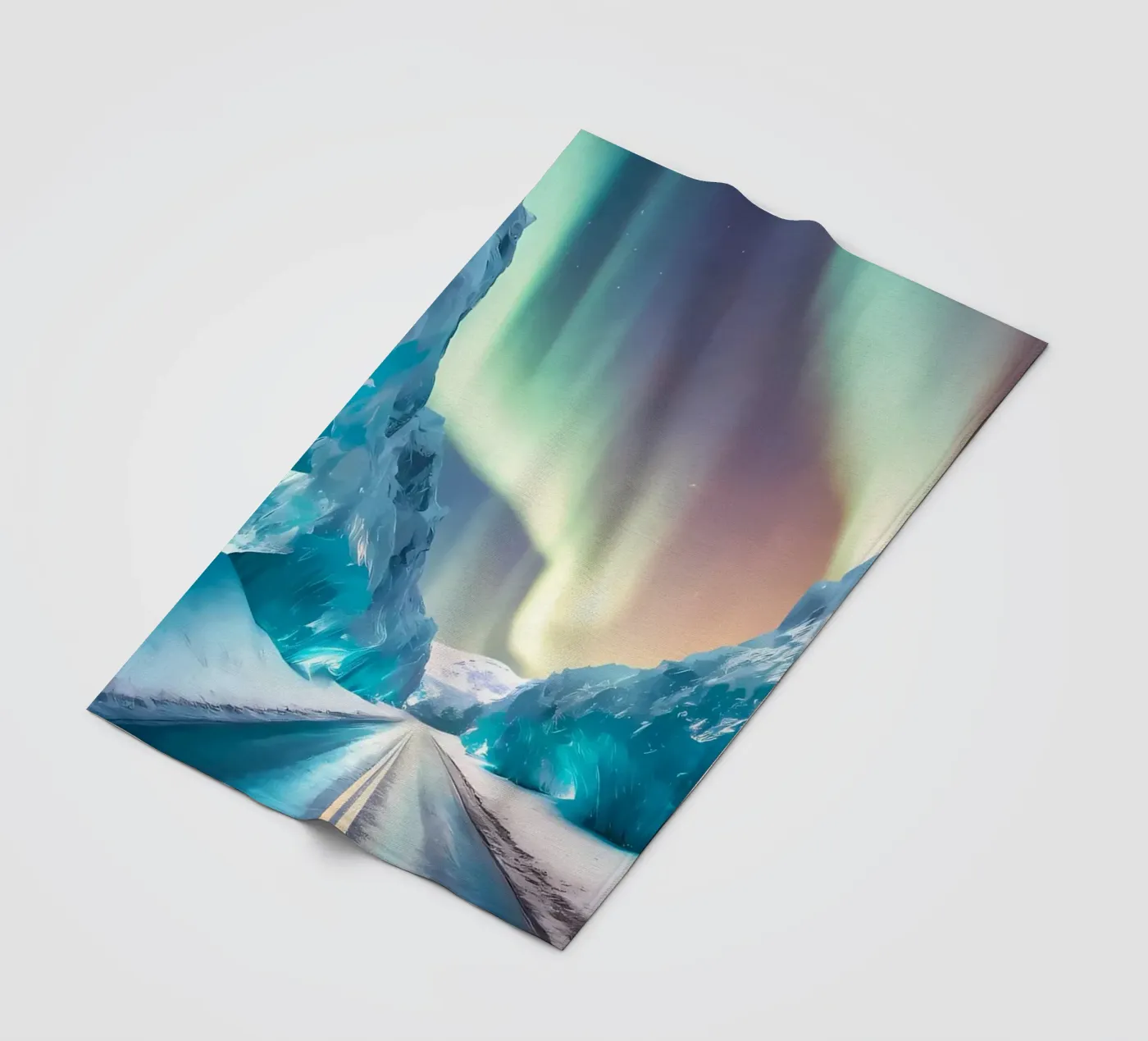 gletsjerweg fleecedeken van Matthew Katz