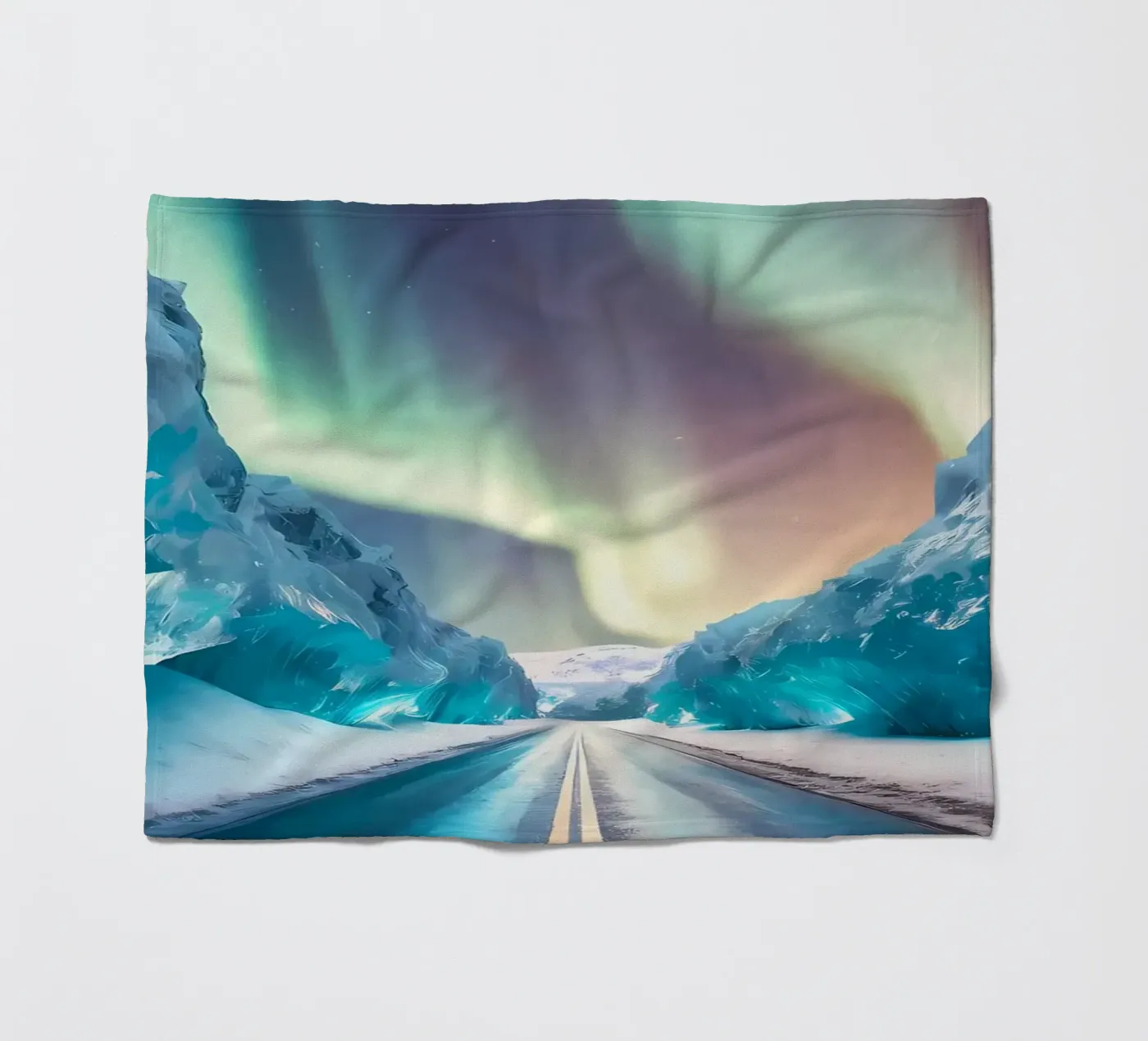gletsjerweg fleecedeken van Matthew Katz