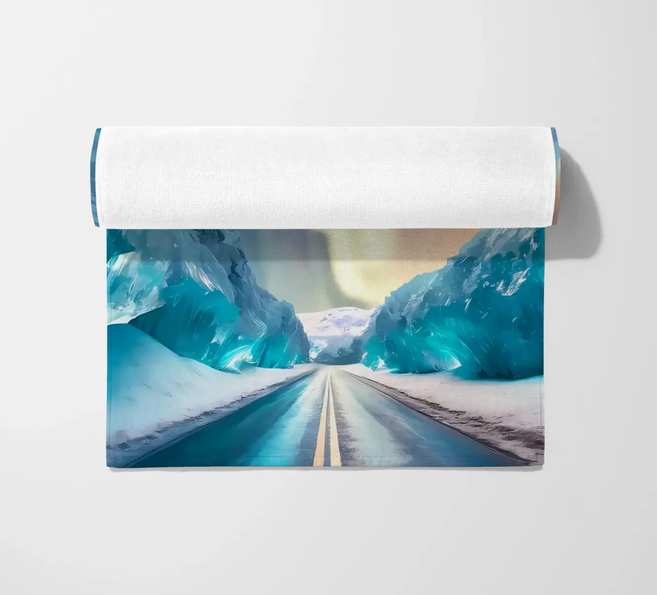 strada del ghiacciaio telo mare da Matthew Katz