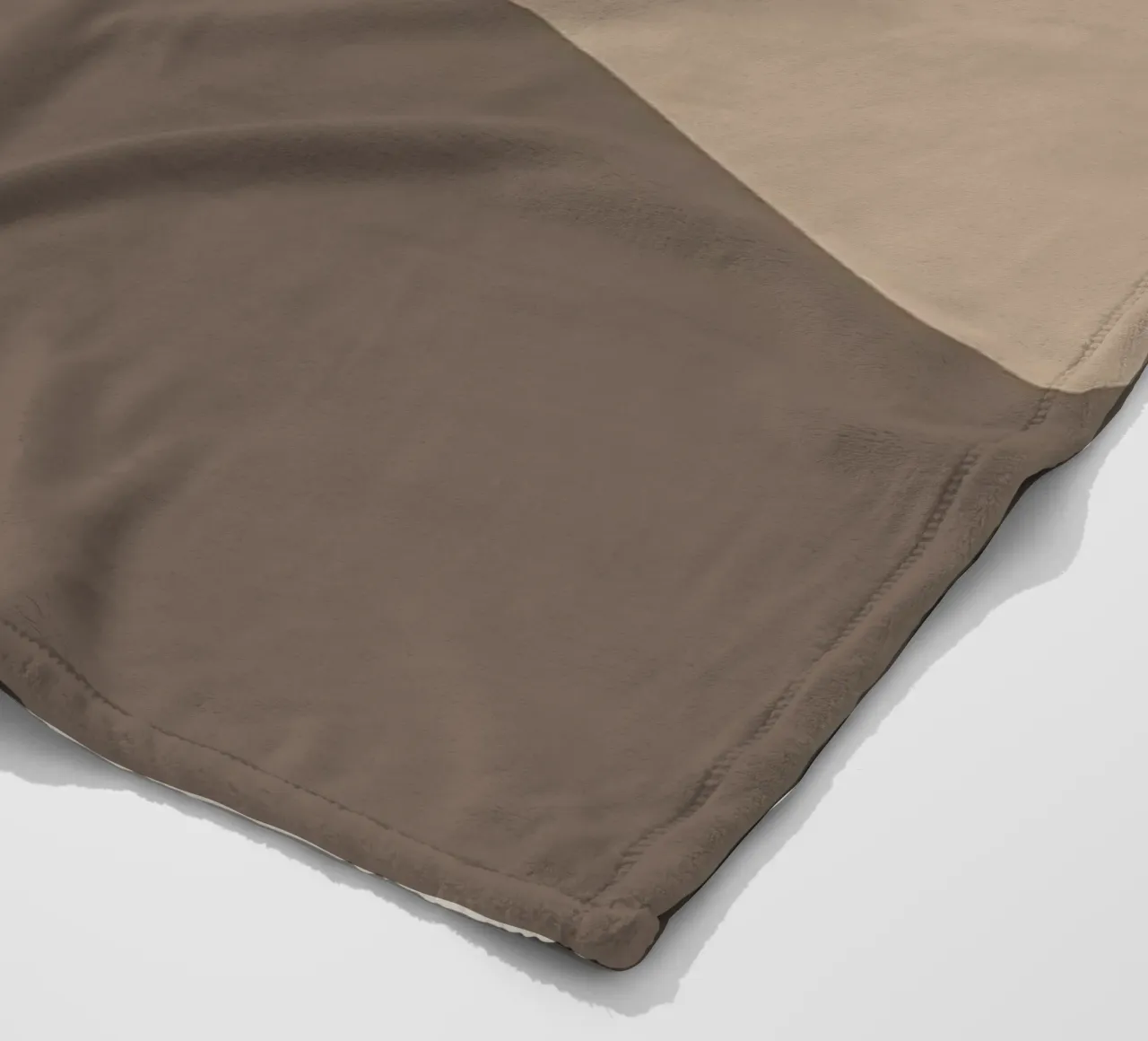 Sunset with mountain tree fleece blanket by Bartosz Powalka