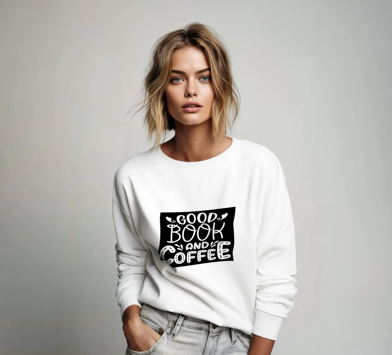 Buen libro y café sudadera de Aiden Garcia