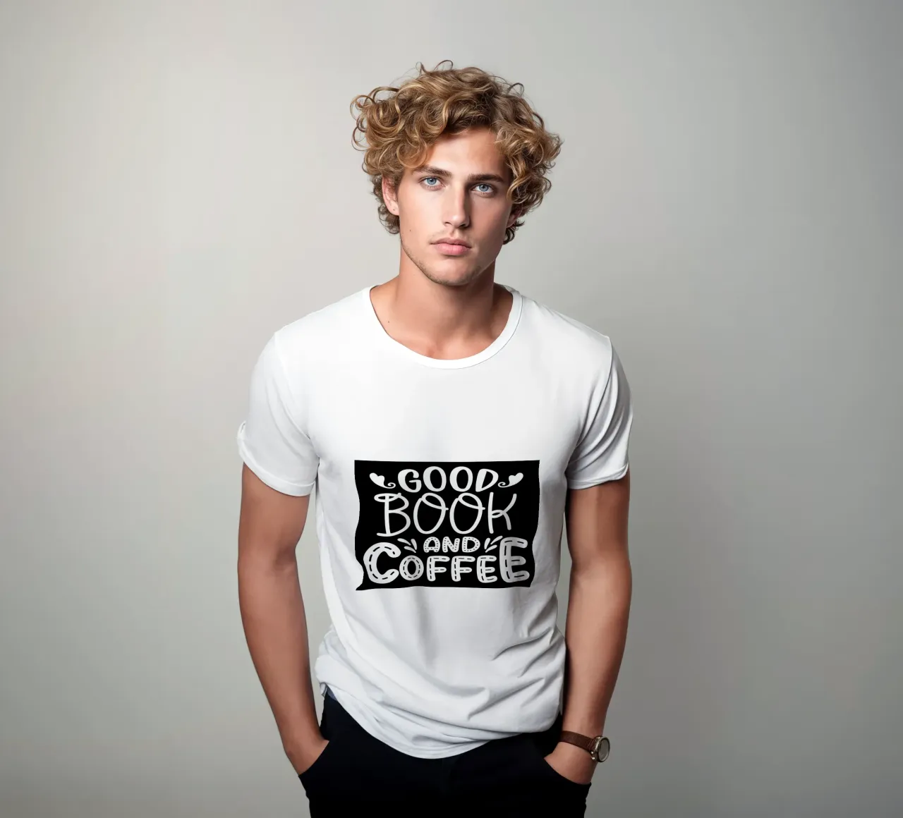 Gutes Buch und Kaffee T-Shirt von Aiden Garcia
