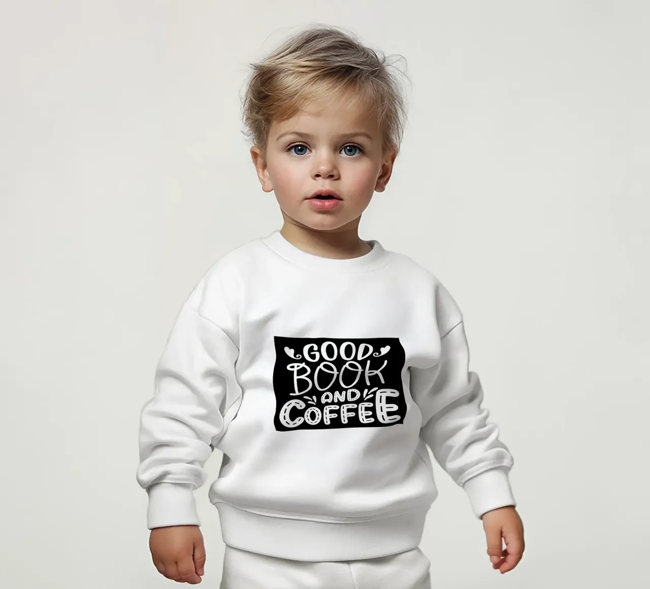 Gutes Buch und Kaffee Baby Sweatshirt von Aiden Garcia