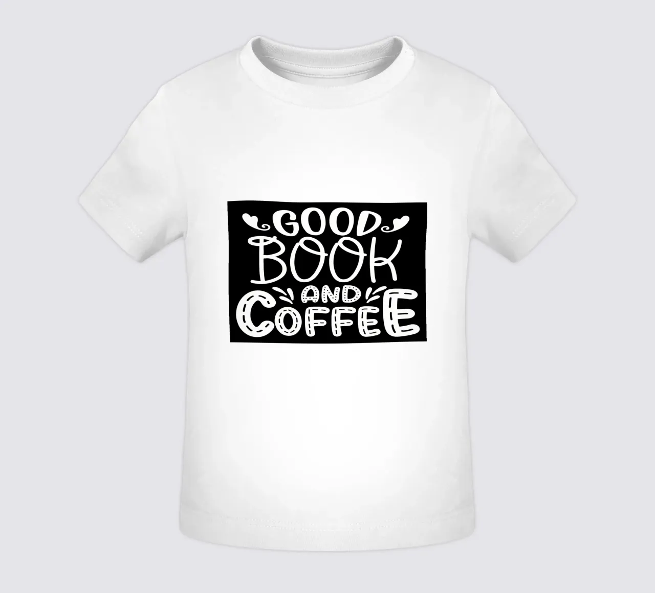 Buen libro y café camiseta de bebé de Aiden Garcia