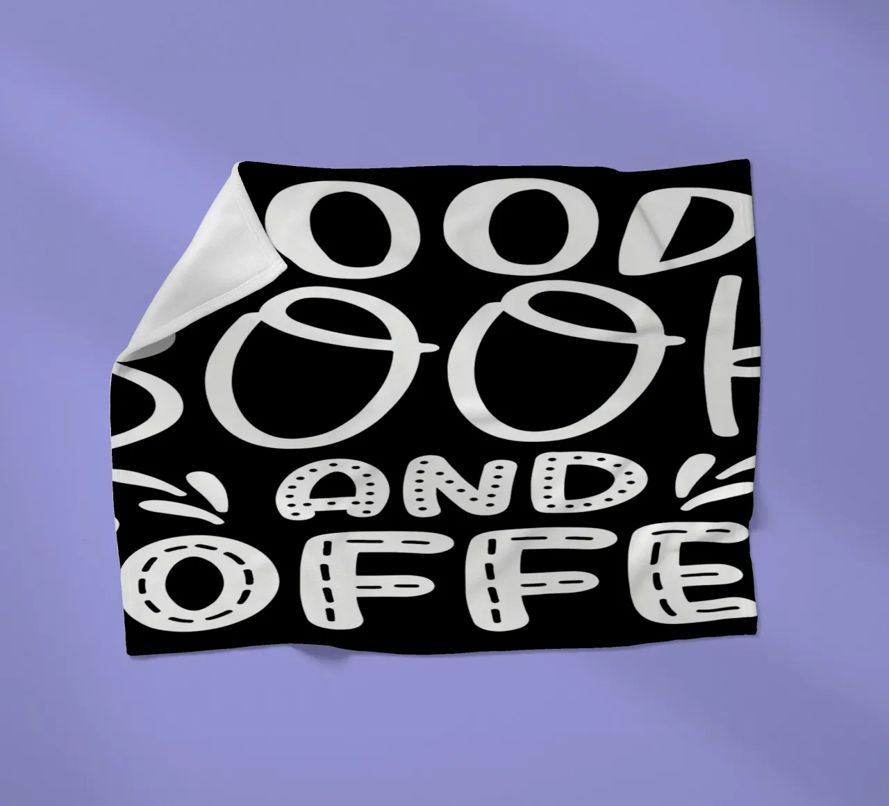 Un buon libro e un caffè coperta in pile da Aiden Garcia