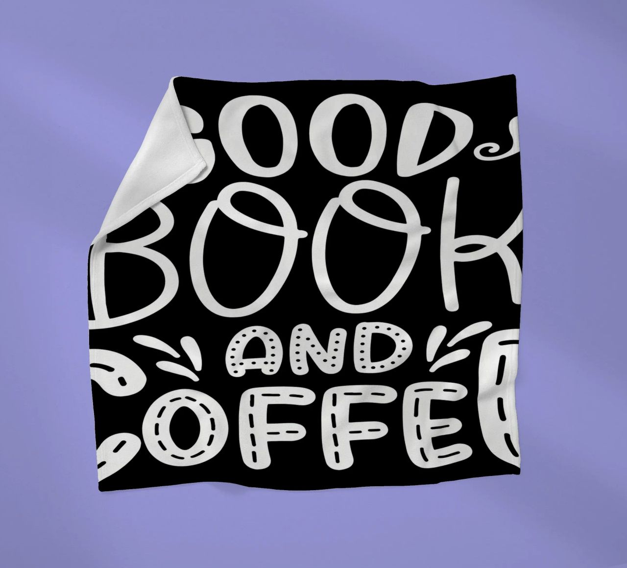 Un buon libro e un caffè coperta in pile da Aiden Garcia