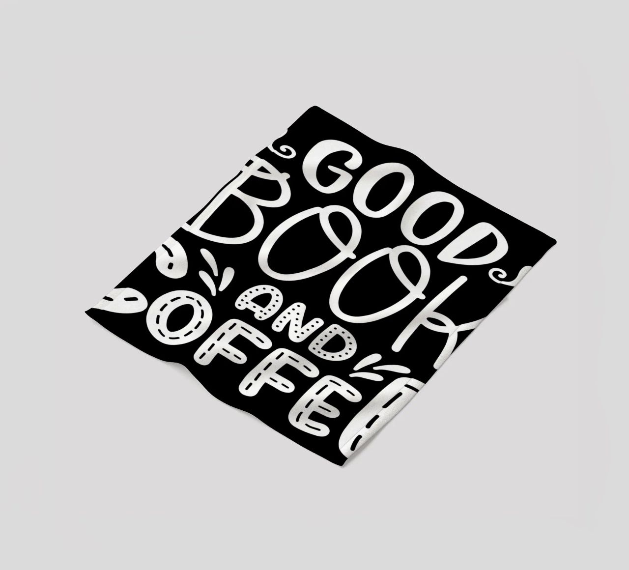 Un buon libro e un caffè coperta in pile da Aiden Garcia