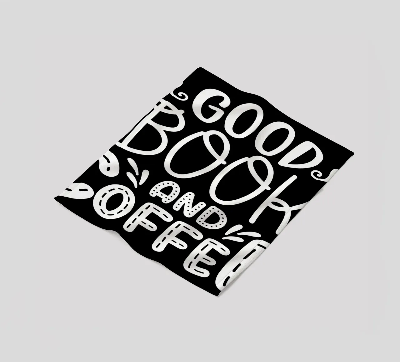 Un buon libro e un caffè coperta in pile da Aiden Garcia