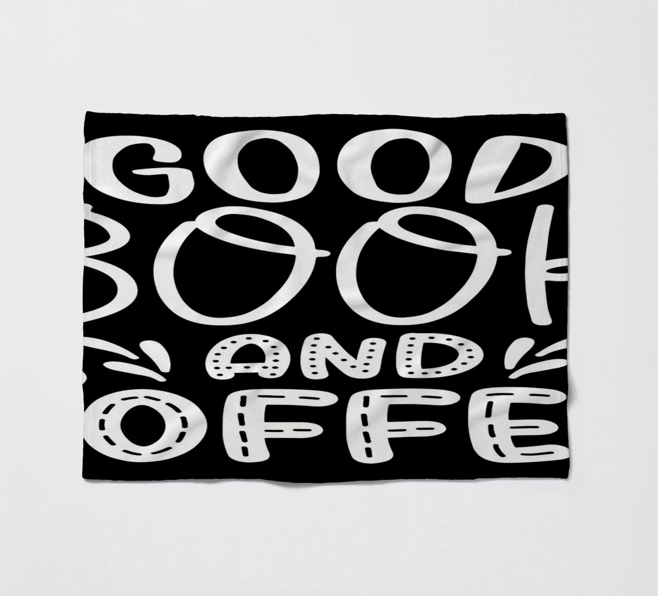 Un buon libro e un caffè coperta in pile da Aiden Garcia