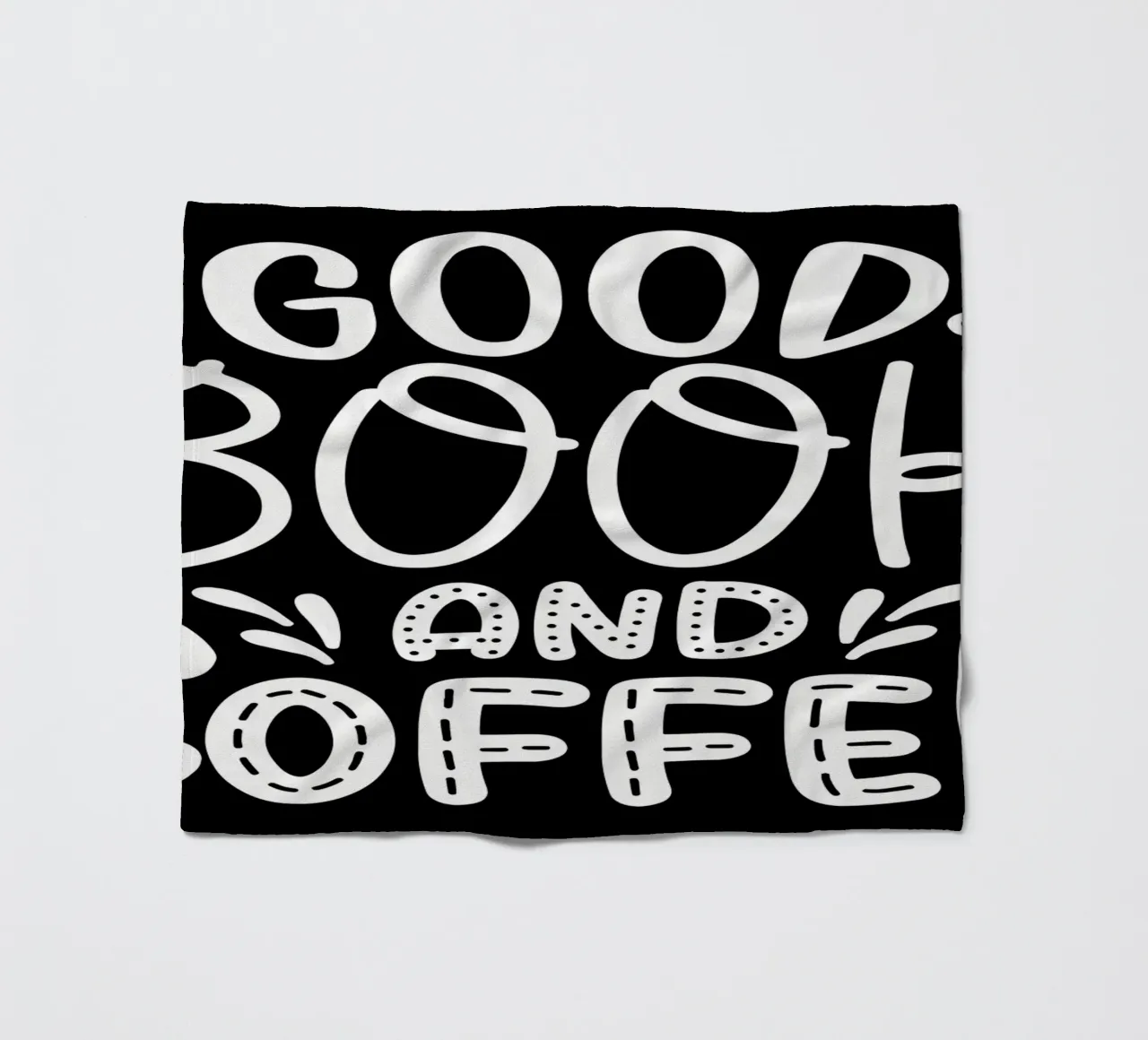Un buon libro e un caffè coperta in pile da Aiden Garcia