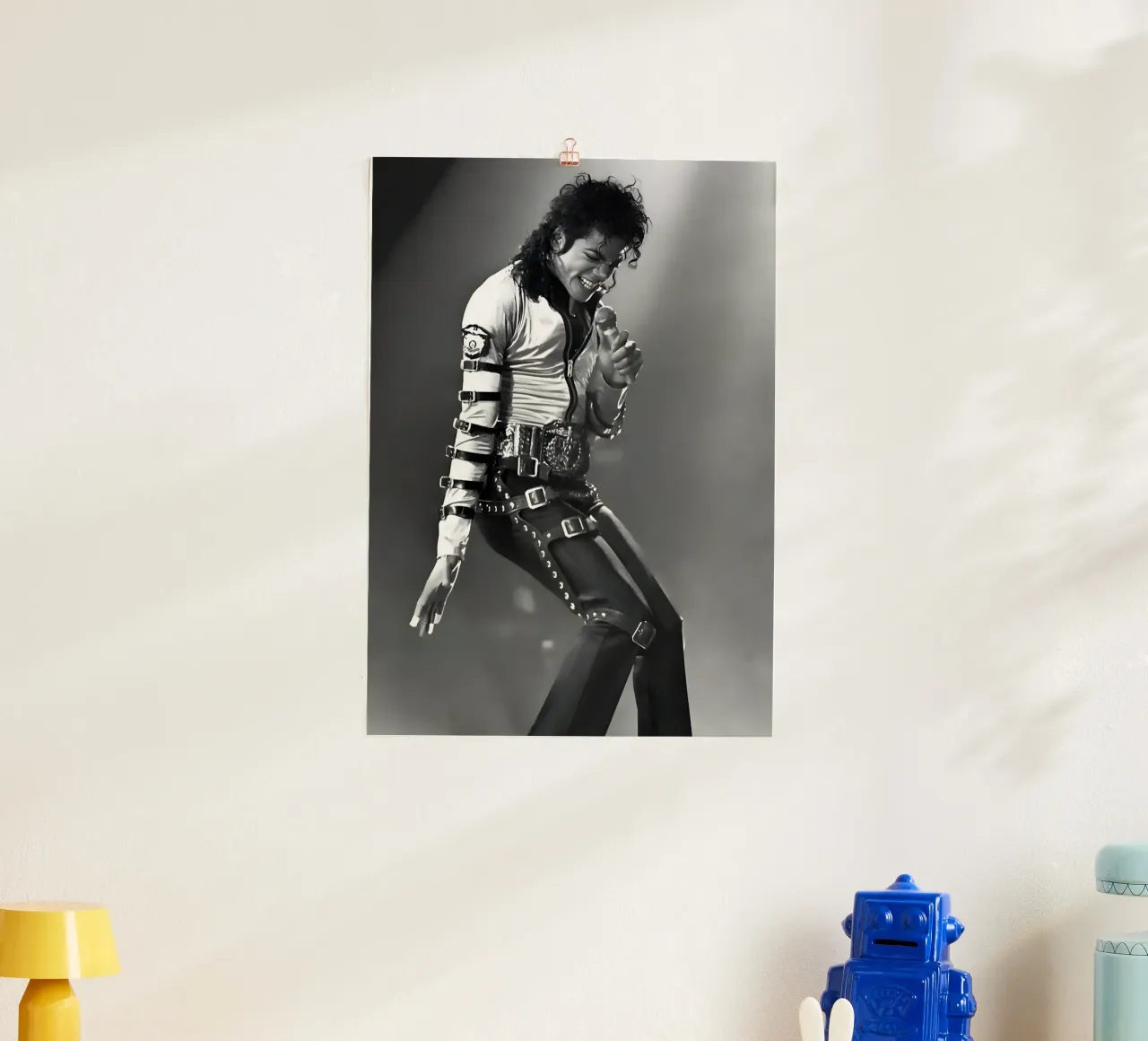 Michael Jackson hahnemühle by Low poly art