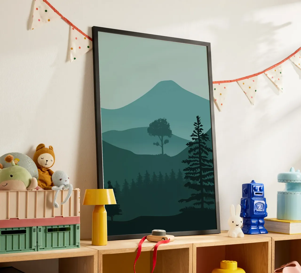 Blauer Bergwaldbaum Hahnemühle von Bartosz Powalka