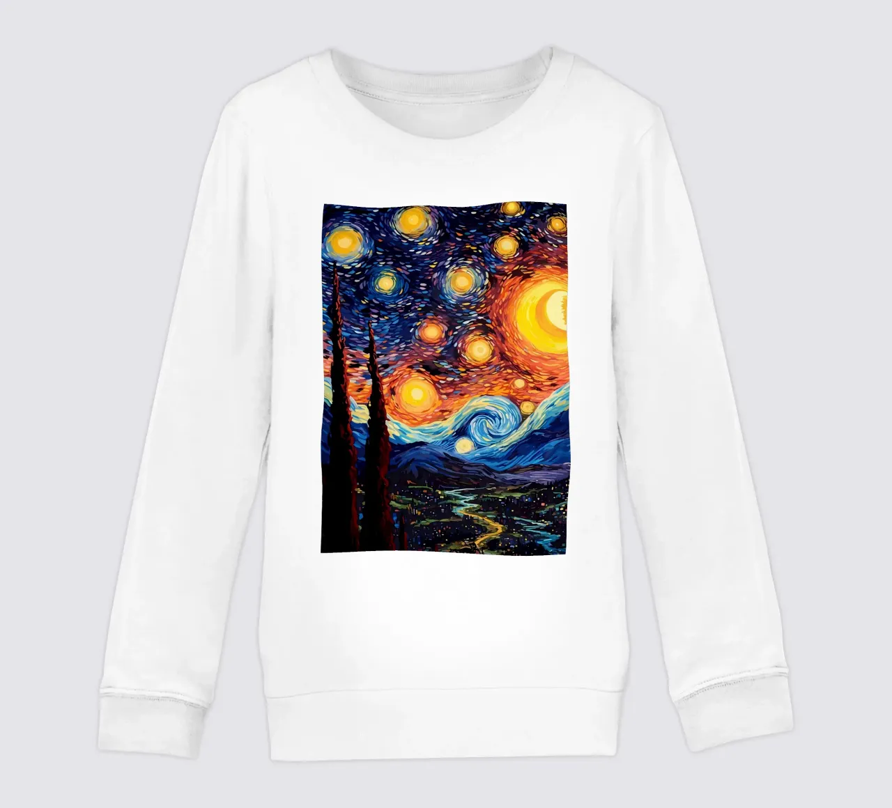 Psychedelisch schilderen kinder sweatshirt van Adrian Patel