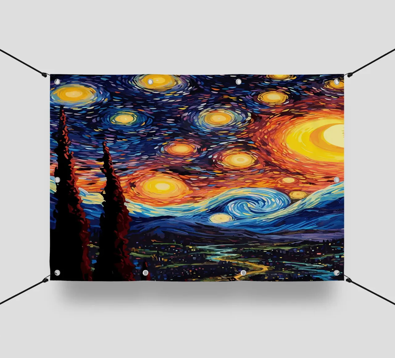 Psychedelic Painting pvc cover by Adrian Patel